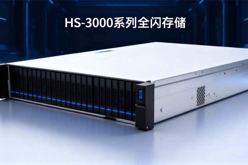 全闪NAS存储设备正面图