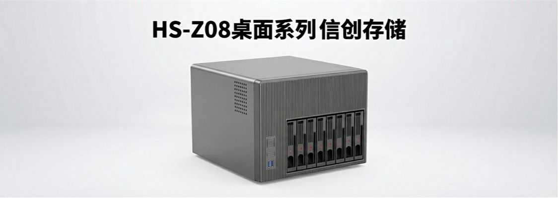 HS-Z系列桌面级信创NAS存储外观